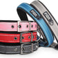 Fida Heavy Duty Dog Collar, Ultra Comfortable Soft Neoprene Padded, Adjustable Reflective Nylon Pet Collar with Durable Metal Belt Buckle for Large Breeds (L, Blue)