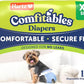 New! Hartz® Comfitables® Disposable Dog Diapers, Size XS 12 Count, Comfortable & Secure Fit, Easy to Put On, Super Absorbent Male and Female Diaper