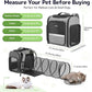 Pawtners Cat Carrier Backpacks Expandable Cat Backpack with Breathable Mesh, Pet Carrier Backpack for Cats Small Dogs Puppies Up to 18 Lbs, Dog Carrier Backpack for Travel Hiking Camping Outdoor