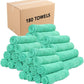 Arkwright Microfiber Gym Towel - Bulk Case of 180 - Super Soft, Quick Dry Workout Sweat Towels, 300 GSM Lightweight & Absorbent for Sports, Working Out, Yoga, and Spa, 16 x 27 in, Green