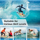 KOTEK 33/37/41 Inch Body Board with Wrist Leash, EPS Core, Dual Channel, HDPE Slick Bottom, Bodyboard for All Skill Levels & Wave Conditions