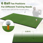 Tangkula Golf Hitting Mat, Artificial Turf Mat for Indoor/Outdoor Golf Practice Includes 2 Rubber Tees & 2 Alignment Sticks, Golf Training Mat for Home Backyard Garage