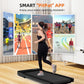 SupeRun Walking Pad, Under Desk Treadmill, 3 in 1 Portable Treadmill with Remote Control LED Display, 2.5 HP Quiet Walking Jogging Machine for Office Home Use, 300 Lbs Capacity