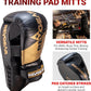 Revgear Phoenix Boxing Mitts and Pads Pair (All in One - Target & Glove) - Ideal Boxing Equipment for Men, Women, Kids - Perfect for MMA, Muay Thai, Kickboxing, Sparring, and Boxeo Training