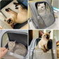 Texsens Pet Backpack Carrier for Small Cats Dogs | Ventilated Design, Safety Straps, Buckle Support, Collapsible | Designed for Travel, Hiking & Outdoor Use (Light Gray)
