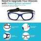 BLUE CUT Safety Basketball Goggles For Kids for Outdoor Sports Activities Anti Fog Replaceable to Prescription Lenses