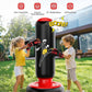 QPAU Kids Punching Bag Toy with Boxing Gloves, 66 Inch Larger Stable Kids Inflatable Boxing Bag Set, Gifts for Boys & Girls Age 6-12, for Practicing Karate, Taekwondo, MMA