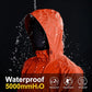 33,000ft Packable Rain Jacket Men's Lightweight Waterproof Rain Shell Jacket Raincoat with Hood for Golf Cycling Windbreaker