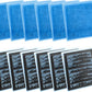 ANTOBLE 12 Pack Rite-Size C Filter Cartridges Fish Tank Aquarium Filters Compatible with Marineland Penguin 200 350 PRO 275 375 Bio-Wheel Power Filters
