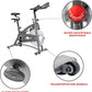 Sunny Health & Fitness Indoor Cycling Exercise Bike w/Pulse Sensors & 4-Way Adjustable Seat, Stationary Home Cardio Training Machine w/Micro-Adjustable Magnetic Resistance for Intensive Cardio Session