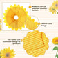 Sunflower Cat Recovery Cone Collar Soft Cotton Pet Cone Collar Adjustable Sunflower Elizabeth Postoperative Protection for Cats and Dogs(Small)