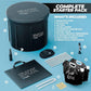 Ice Bath Tub for Athletes – Complete Starter Pack [Cold Plunge Tub, Thermometer, Repair Patch, 2X Reusable Ice Bags] Indoor & Outdoor Inflatable Tub for Recovery – 110 Gal Portable Ice Pod Barrel