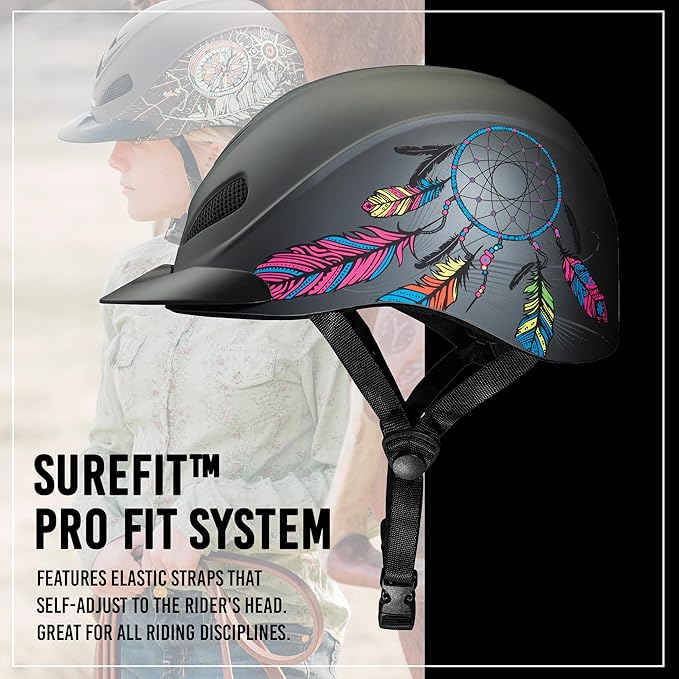 Troxel Rebel Turquoise Rose Helmet