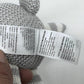 Organic Baby Toys Grey Bunny Rabbit Stuffed Animal 7.1"
