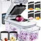 Fullstar All-in-1 Vegetable Chopper and Mandoline Slicer for Kitchen - Cheese Grater, French Fry Cutter, Cheese Slicer - Bonus Handheld Spiralizer Included (4 in 1, Black/White)