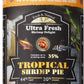 Ultra Fresh Bottom Feeder Fish Food, Sword Prawns, Natural Protein, Balanced Diet, for Catfish, Corydoras, Loaches, Tropical Shrimp Pie 2.05 Ounces