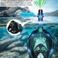 W WSTOO Full Face Snorkel Mask Adults,Suitable for Beginners Dry Top Snorkeling Gear,Can Your Mouth or Nose to Breathe,180 Degrees Panoramic View,Anti-Fog Anti-Leak,Summer Travel and Vacationing Gifts
