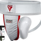 RDX Groin Protector Cup Men, Boxing Kickboxing MMA Muay Thai Sparring Groin Guard, Ventilated Adjustable,Karate Fighting Training, Underwear Jiu Jitsu BJJ Protection, Boys Youth