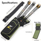 SUNYA X510 Field & Competition Hip Arrow Quiver | 3-Slot Noise-Free Archery Quiver with Sturdy Storage System (42x18cm)