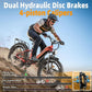 FREESKY Electric Bike for Adults,105mile Long Range Ebike, 2000W Motor 37MPH Fast Step-Thru E Bike 25Ah Samsung Cells Battery Full Suspension Electric Dirt Bicycle 26'' Fat Tire for Commuter Mountains