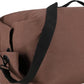WHITEDUCK Top Load Canvas Folding Duffel Bag, Water Resistant Army Style Shoulder Bag for Men and Women- Gym, Sports, Travel, Hiking, Camping, Backpacking (Small 21" x 36",Brown)