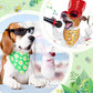 Weewooday 20 Pcs Dog Bandanas Bulk for Summer Adjustable Bandanas Bibs Dog Scarf Bibs Washable Triangle Doggy Kerchief for Small Medium Large Pets Summer Costume