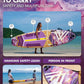 11'6"x35" Inflatable Paddle Board, 450lbs Extra Wide Stand Up Sup Board for Adults, Blow Up Paddleboard Kayak Non-Slip Stable Deck Boat for Yoga Fishing Surf