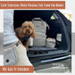 Tito's Closet Dog Travel Bag Includes Dog Travel Accessories 2-Pack Dog Travel Bowl, 2 Dog Food Containers, Dog Treat Bag (Gray), DB2024