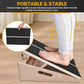 Slant Board for Calf Stretching, Portable Wooden Calf Stretcher - Adjustable Incline Board for Knees Ankle Heel Feet Leg