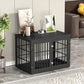 38 Inch Heavy Duty Dog Crate Furniture for Large and Medium Dogs, Decorative Pet House End Table, Wooden Cage Kennel Furniture Indoor, Black