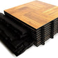Big Floors 3X3OAKFLOOR Interlocking Lightweight Plastic Modular Dance Floor Kit (3' x 3'), Oak, 21 Piece