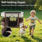Love's cabin Pet Puppy Dog Playpen, Small Dog Tent Crates Cage Indoor/Outdoor, Portable Exercise Playpen for Cat, Foldable Pop Up Dog Kennel Playpen with Carring Case (S, Brown)