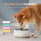Pawaii Dog Food and Water Bowl with Non - Slip Rubber Base, Metal Insulated Stainless Steel Dog Bowls with ID Tag, Double - Wall, Durable and Dishwasher - Safe for All Dogs (34oz)