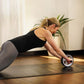 Sunny Health & Fitness Waist Trainer Ab Roller with Elbow Support, Training Wheels, Foldable for Home Gym, Abdominal Exercises, Core Strength, Glute Trainer, Crunch Workouts with Optional Dip Station