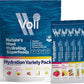 Voli Electrolytes Powder Packets | No Added Sugar Electrolyte Drink Mix for Hydration | Keto & Fasting Friendly, Natural Superfoods & Minerals | Variety Pack, 15-Count