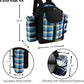 apollo walker Picnic Backpack Bag for 2 Person with Cooler Compartment, Detachable Bottle/Wine Holder, Fleece Blanket, Plates and Cutlery Set