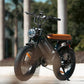 Electric Bicycle for Adults - 20”x 4”Fat Tire, Peak 1000W Motor, 7 Speed Electric Motorcycle Bicycle, 48V/18.2AH Detachable Battery Long Seat Electric Bike,Up to 28MPH/30-60Miles Electric Dirt Bike