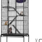 VEVOR 69" Rolling Metal Ferret Cage, Large 4-Tier Critter Nation Cage, Small Animal Cage with Ramps & Tray, Easy to Set up for Pet Mice, Hamster, Guinea Pig, Chinchilla, Squirrel, Hedgehogs, Bunny