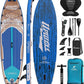 UPWELL 10'6"/11'/11'6" Inflatable Paddle Board, Stand Up Paddlboard for Youth & Adults, Stable Design, Premium SUP Accessories, Backpack, Leash, Hand Pump, Fins