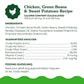 Greenies Smart Topper High Protein Wet Mix-in for Dogs, Chicken, Green Beans & Sweet Potatoes Recipe in Vitabroth Broth - Bone Broth + Vitamins E & B1, 10 Count