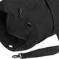 WHITEDUCK Top Load Canvas Folding Duffel Bag, Water Resistant Army Style Shoulder Bag for Men and Women- Gym, Sports, Travel, Hiking, Camping, Backpacking (Large 25" x 42",Black)