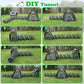 YUEPET Large Outdoor Cat Enclosures, 4 in 1 Portable Cats Tent with Cat Tunnels, Outside Kitten Playpen Tents DIY in Multiple Ways for Cats and Small Animals