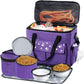 Dog Travel Bag, Airline Approved Dogs Bags for Traveling, 2 Dog 's Food Travel Container and Collapsible Bowls, Weekend Pet Travel Bags (X-Large)