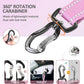 IOKHEIRA Dog Seatbelt - Adjustable Reflective Bungee Harness with Aluminum Swivel Carabiner