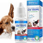 Dog Ear Infection Treatment, Cat & Dog Ear Cleaner for Itchy Relief, Antiseptic,Waxing,Cleansing, Ear Mite Treatment for Dog Cats, Yeast Ears Infection Treatment for Dogs, 2.02fl.oz