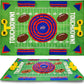 NFL Buffalo Bills Dog Snuffle Mat – Interactive Pet Slow Feeder, Football Field Design Food Puzzle Toy for Dogs & Cats, Foraging Activity Mat for Smarter Feeding