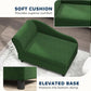 PawHut Luxury Fancy Dog Couch with Hidden Storage, Small Dog Sofa Bed with 2" Soft Foam, Modern Pet Furniture for Puppies & Little Breeds, Green