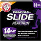 ARM & HAMMER Clump & Seal SLIDE Platinum Multi-Cat Clumping Litter, Easy Clean, Superior Odor Control, 18 Lbs