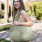 Gym Bag for Women, Travel Duffle Bags with Wet Pocket, Lightweight Carry on Bag Overnight Weekender Duffel Bag, Water Resistant (Light Green)