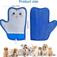 Haiou 4 Pcs Pet Hair Removal Gloves Washable, Magic Brush Reusable Grooming Gloves for Dogs, Cats on Furniture, Beds, Cars Quick Fur Remover Tool